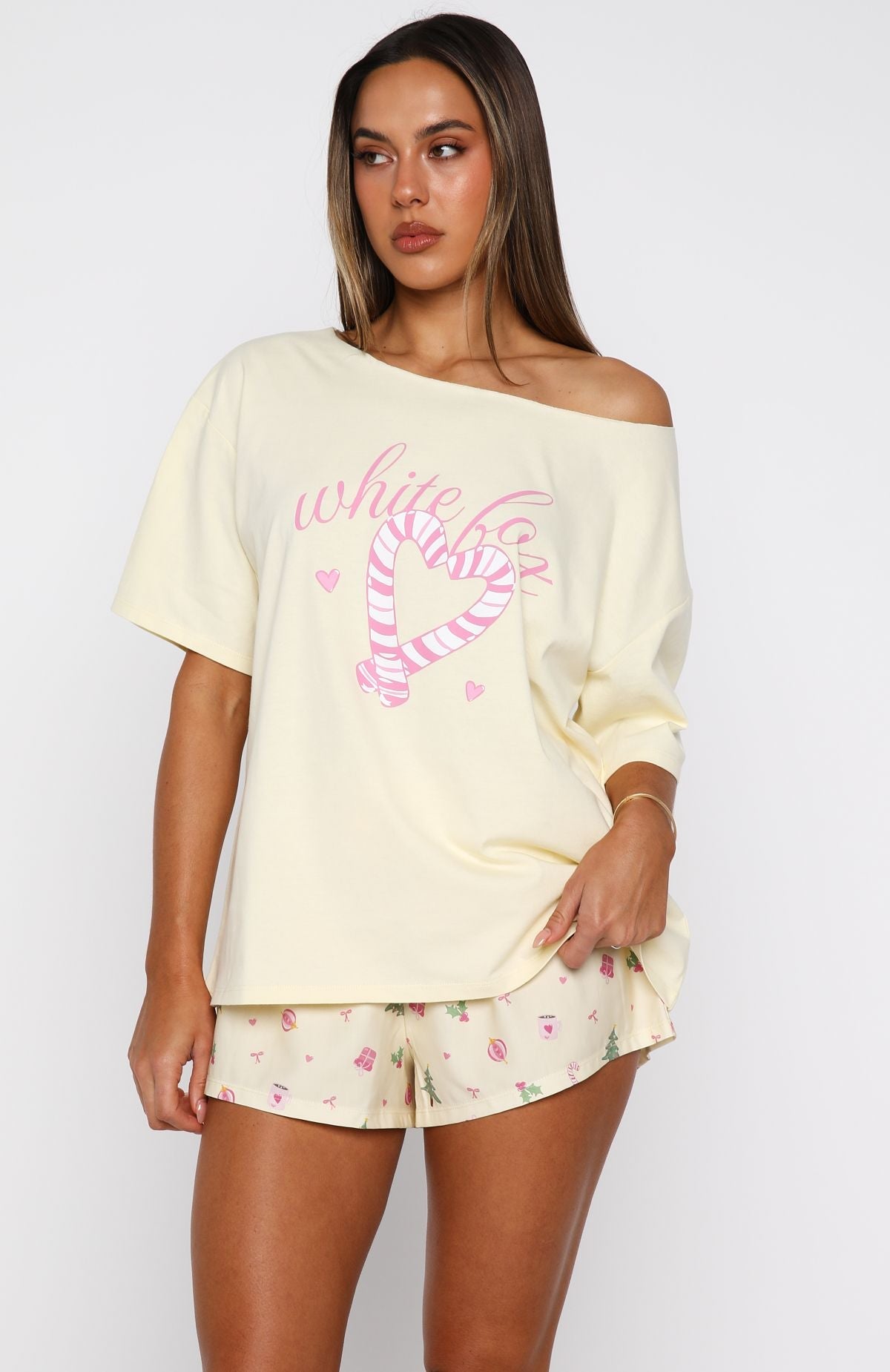 Sweetheart Pyjama Short Festive Flicker