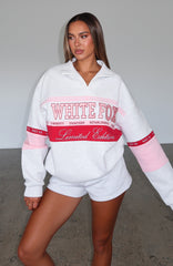 Breaking Ground Zip Front Sweater Grey Marle