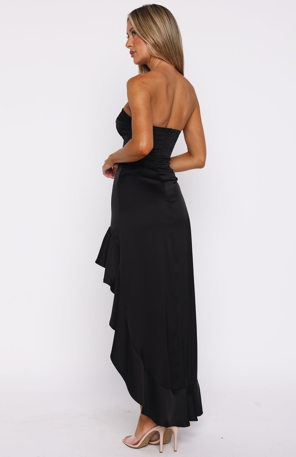 Statements Like This Strapless Maxi Dress Black