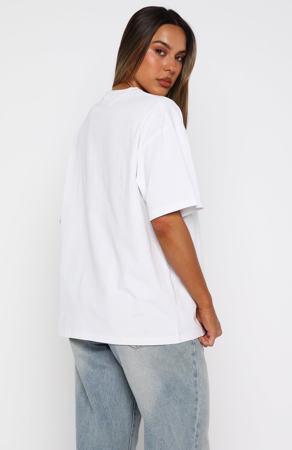 Christmas Feeling Oversized Tee White
