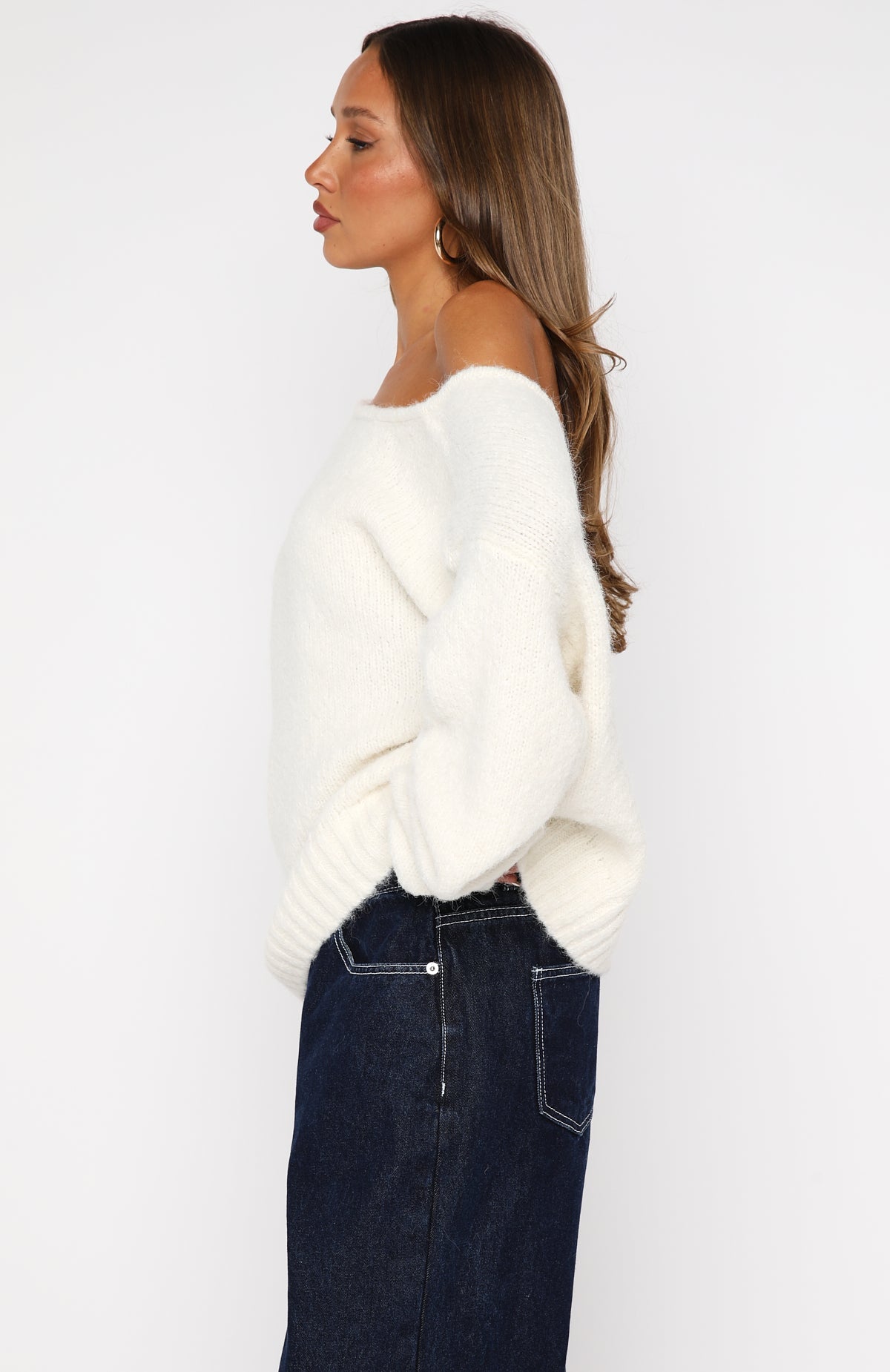 Softer Love Knit Sweater Off White