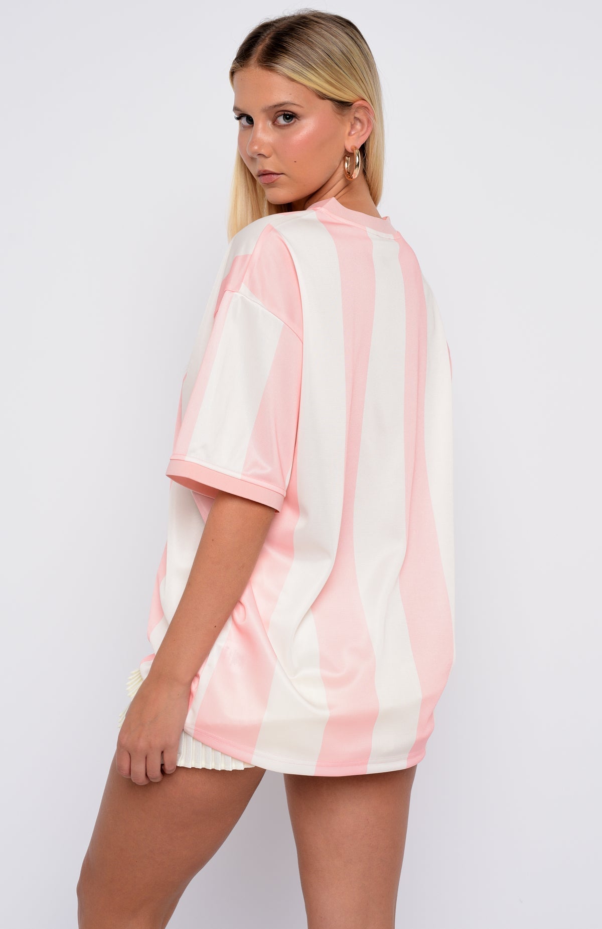 Let's Just Leave Oversized Jersey Pink/Cream