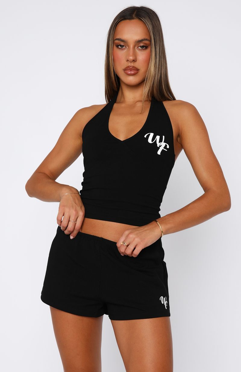 Made Me Better Relaxed Shorts Black