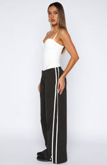 Make Me Promises Pants Charcoal