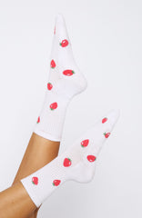 In The Fields Socks White