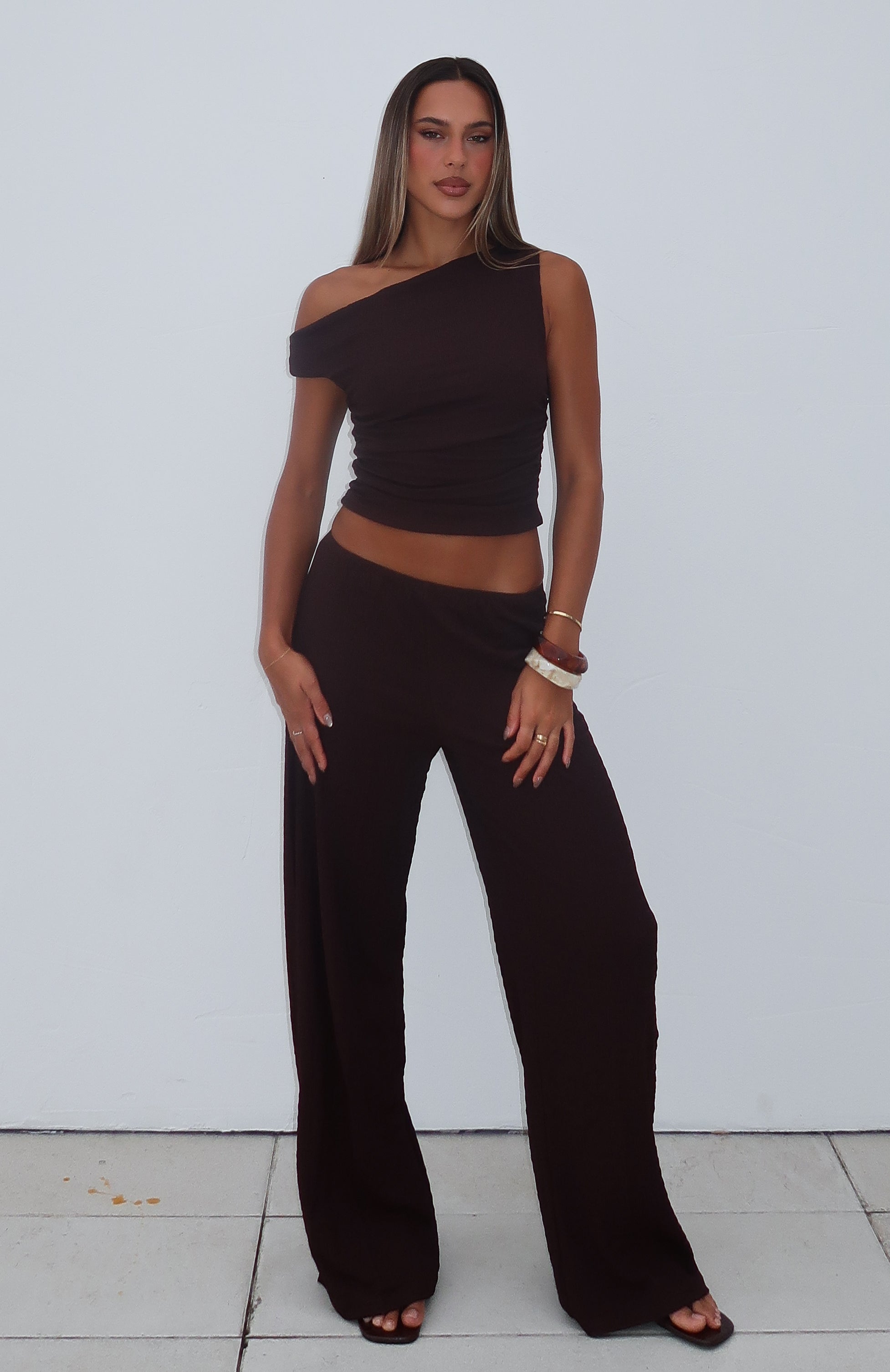 Turn Heads Fast Pants Chocolate