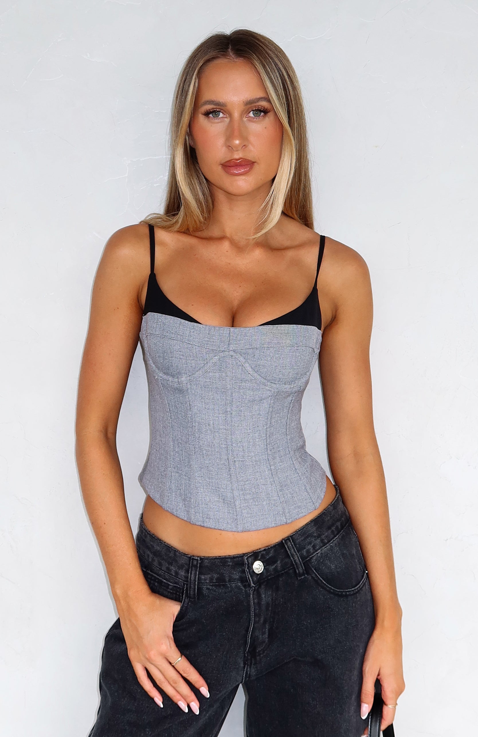 Atomic Heart Bustier Grey