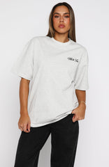 Creative Studios Oversized Tee Grey Marle