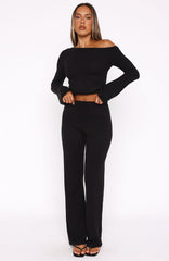 We'll Be Fine Pants Black