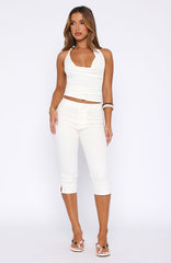 Day For It Capri Pants White