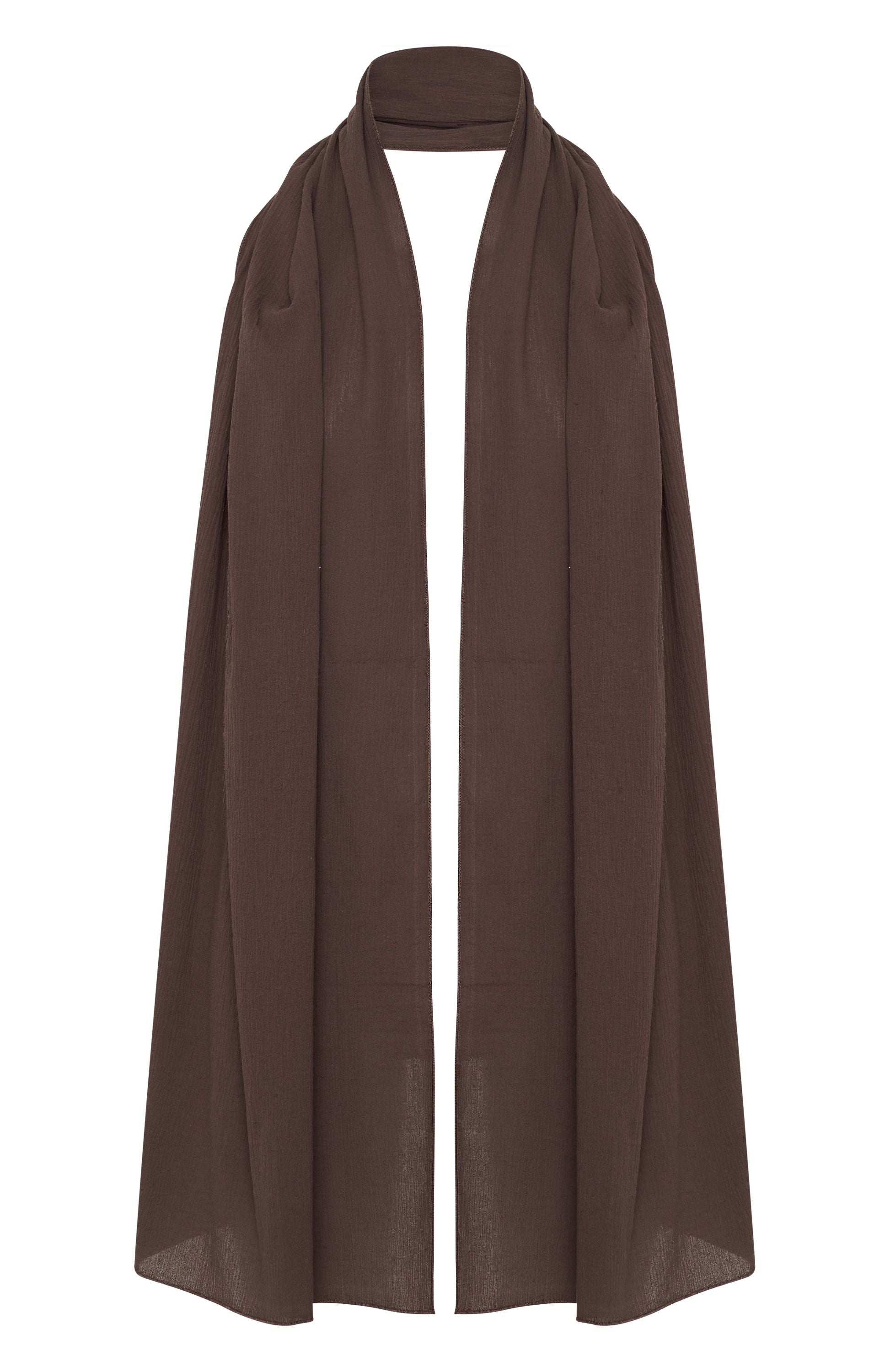 Coming Up Scarf Chocolate