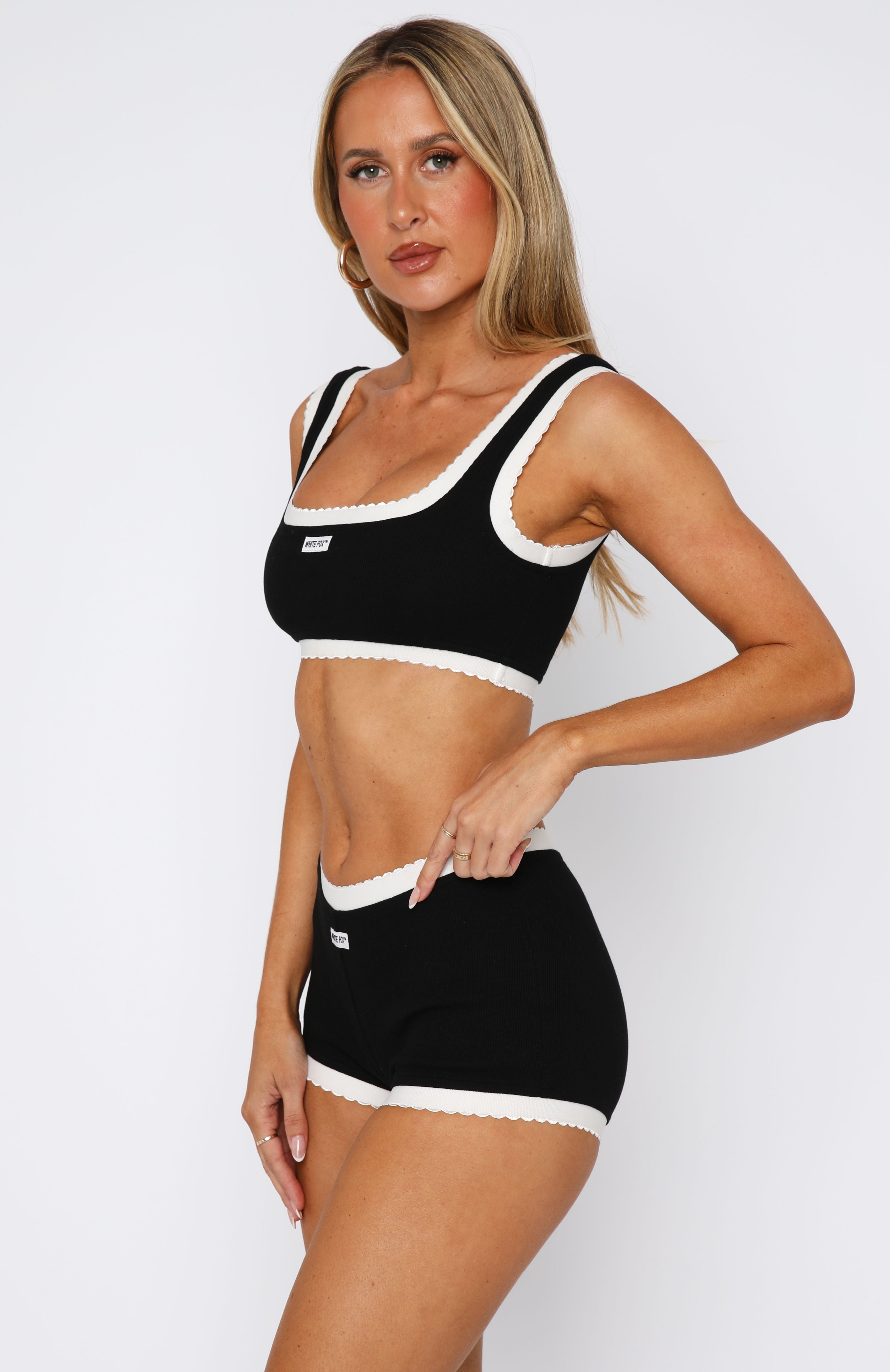 Got Carried Away Booty Shorts Black