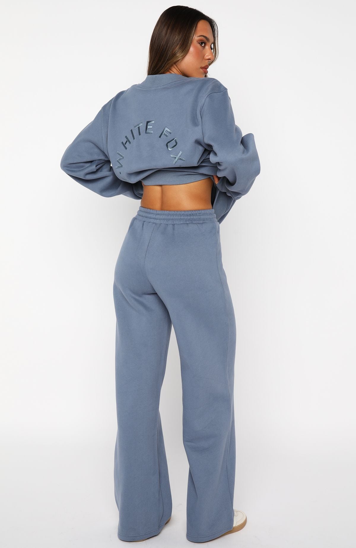 Stay Lifted Wide Leg Sweatpants Ocean