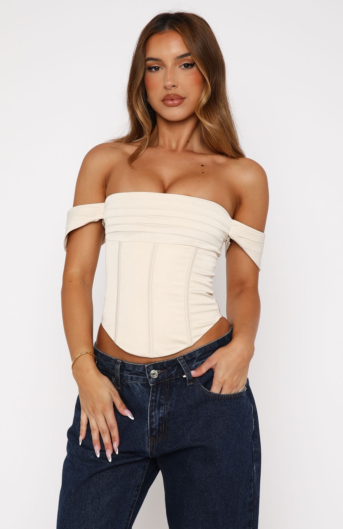 Midnight Magic Bustier Champagne