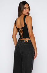 The Met Steps Bustier Black