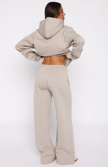 From The Archives Kenzie Wide Leg Sweatpants Moon