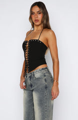 Make You My Lover Bustier Black