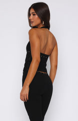 Firestorm Halter Top Black