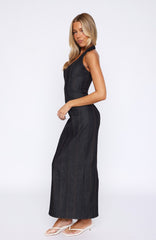 In My Heart Maxi Dress Dark Indigo