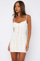 Royal Rebellion Mini Dress Ivory