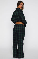 That Time Of Year Pyjama Pants Green/Navy