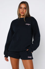 Got What You Need Oversized Sweater Dark Navy