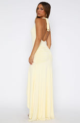 Grande Dame Maxi Dress Lemon