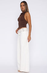 No Second Chances Pants Cream