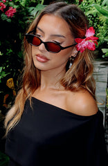 Raelynn Hair Clip Hot Pink