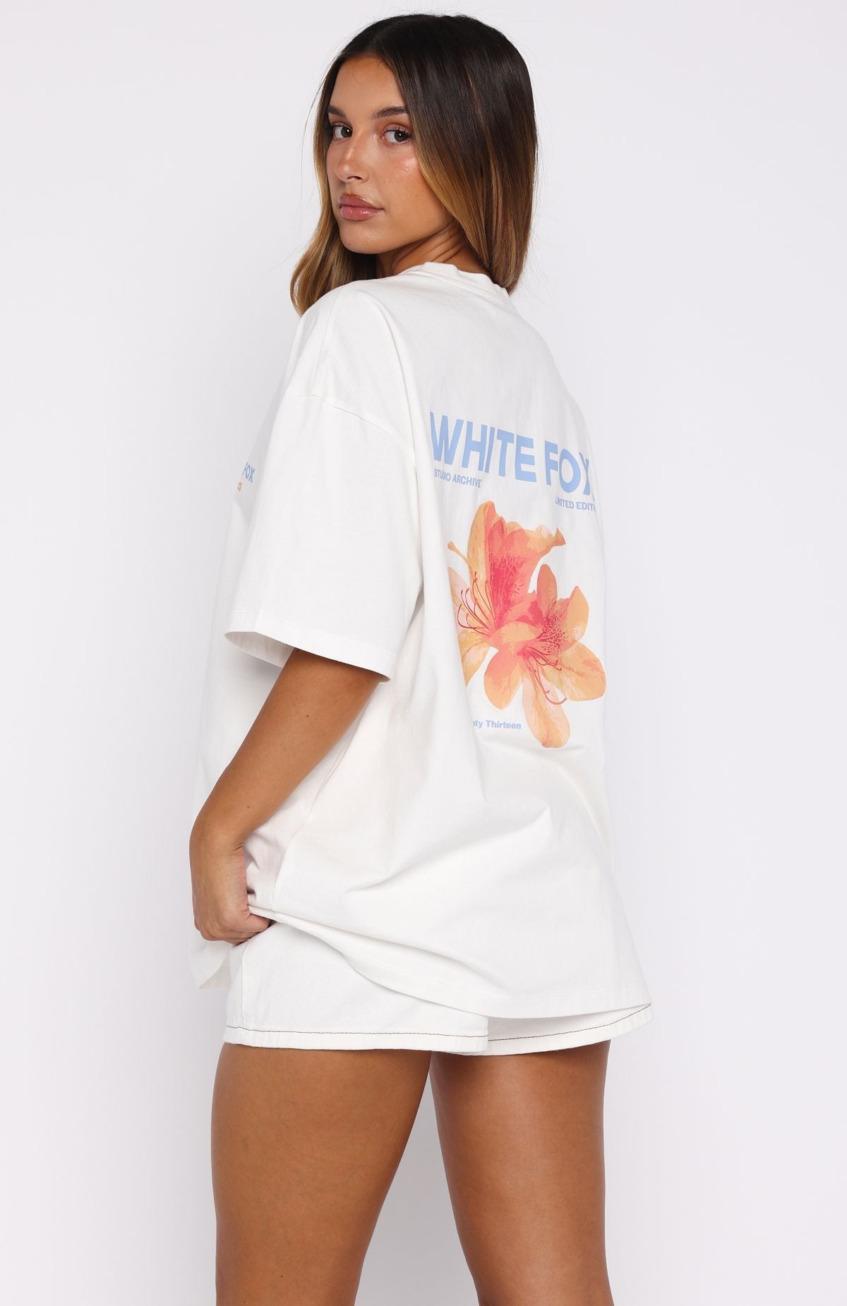 Care For You Oversized Tee White