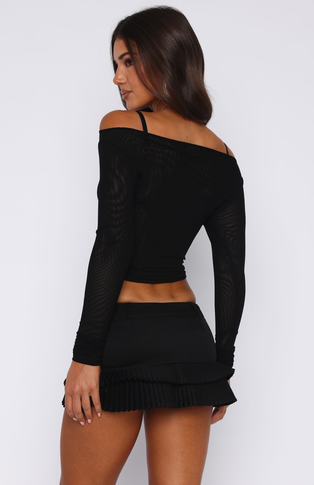 Ignoring Me Mini Skort Black