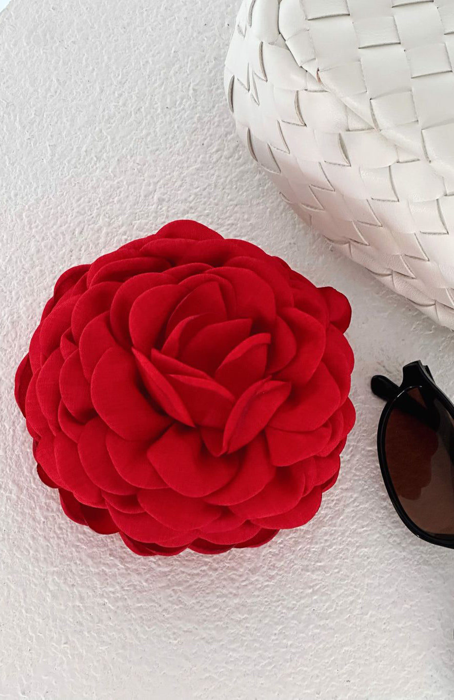 Zephyr Hair Clip Deep Red