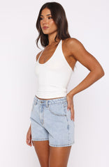 Maddy Denim Shorts Mid Blue