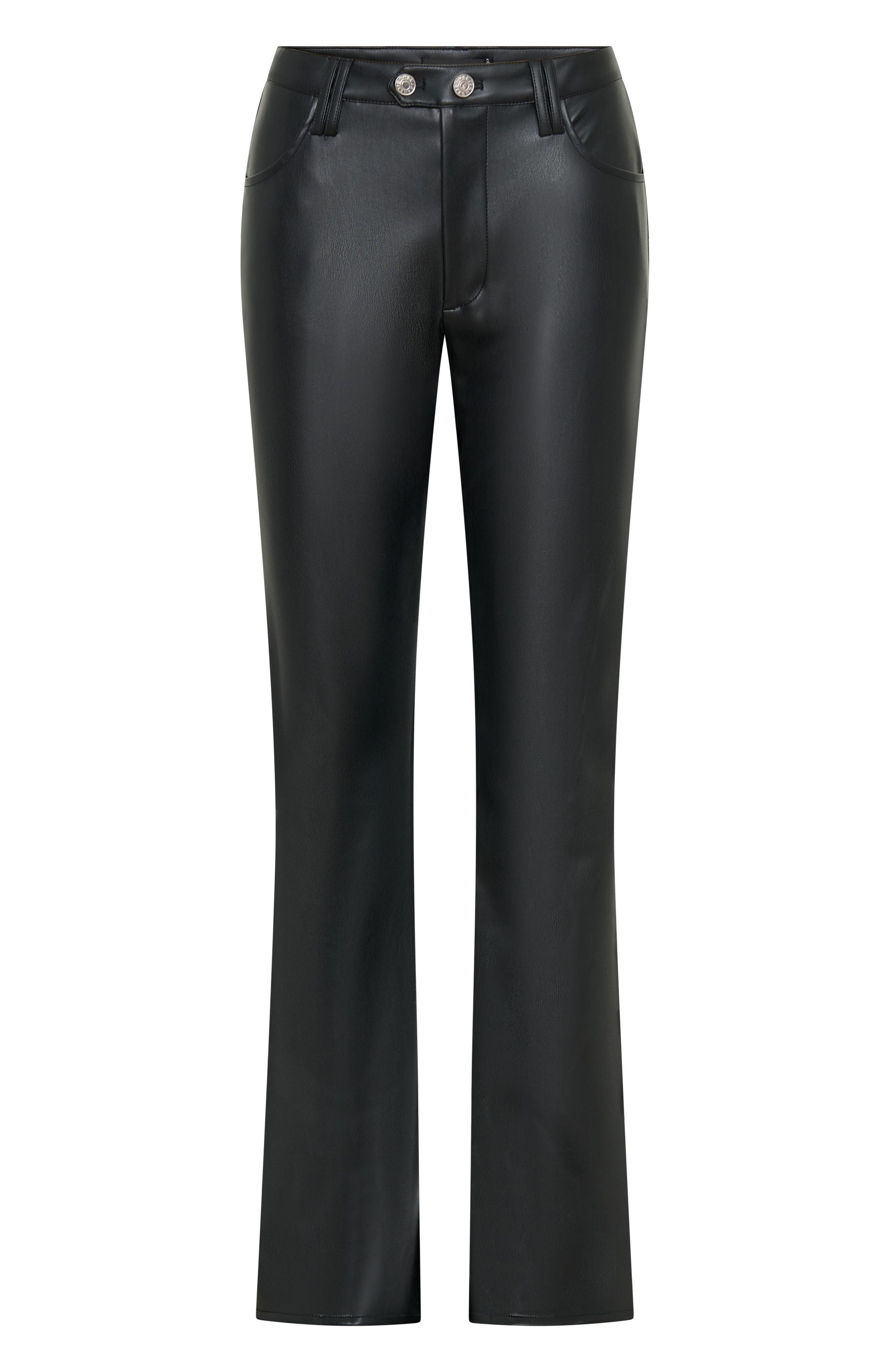 Dreams And Delights PU Pants Black