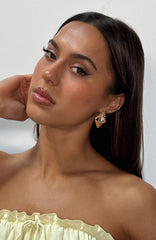 You're So Golden Earrings Gold