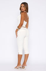 Day For It Capri Pants White