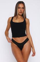 To Hold You 3-Pack Underwear Set Black
