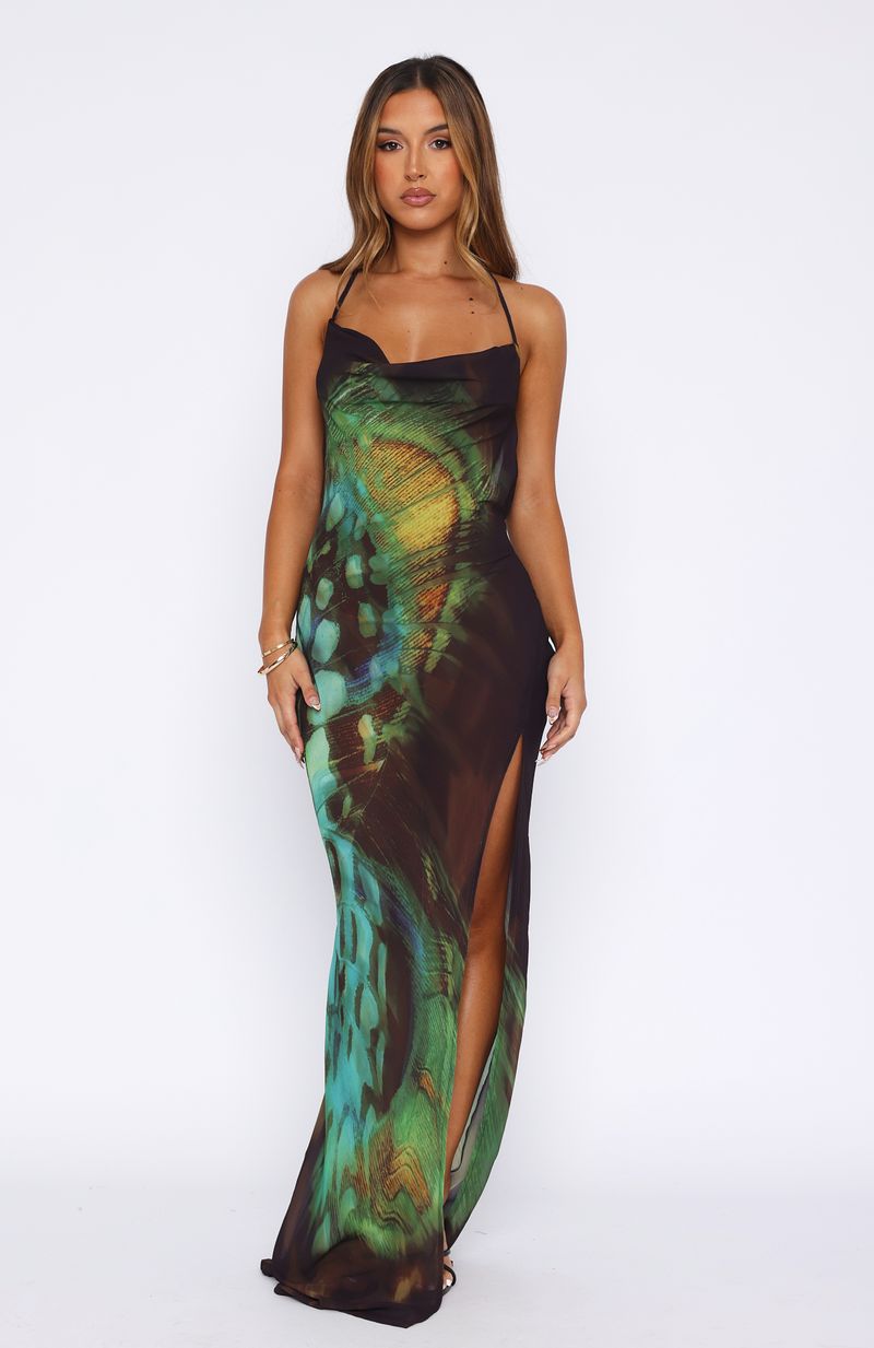 Secret Sounds Maxi Dress Butterfly Dreams