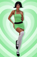 Sugar, Spice And Everything Nice Mini Dress Green