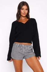 Brooklyn City Knit Sweater Black