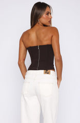 Little Lies Bustier Chocolate