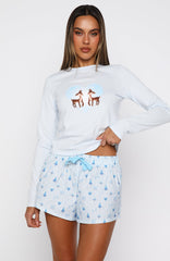 Baby It's Cold Outside Pyjama Shorts Morning Frost