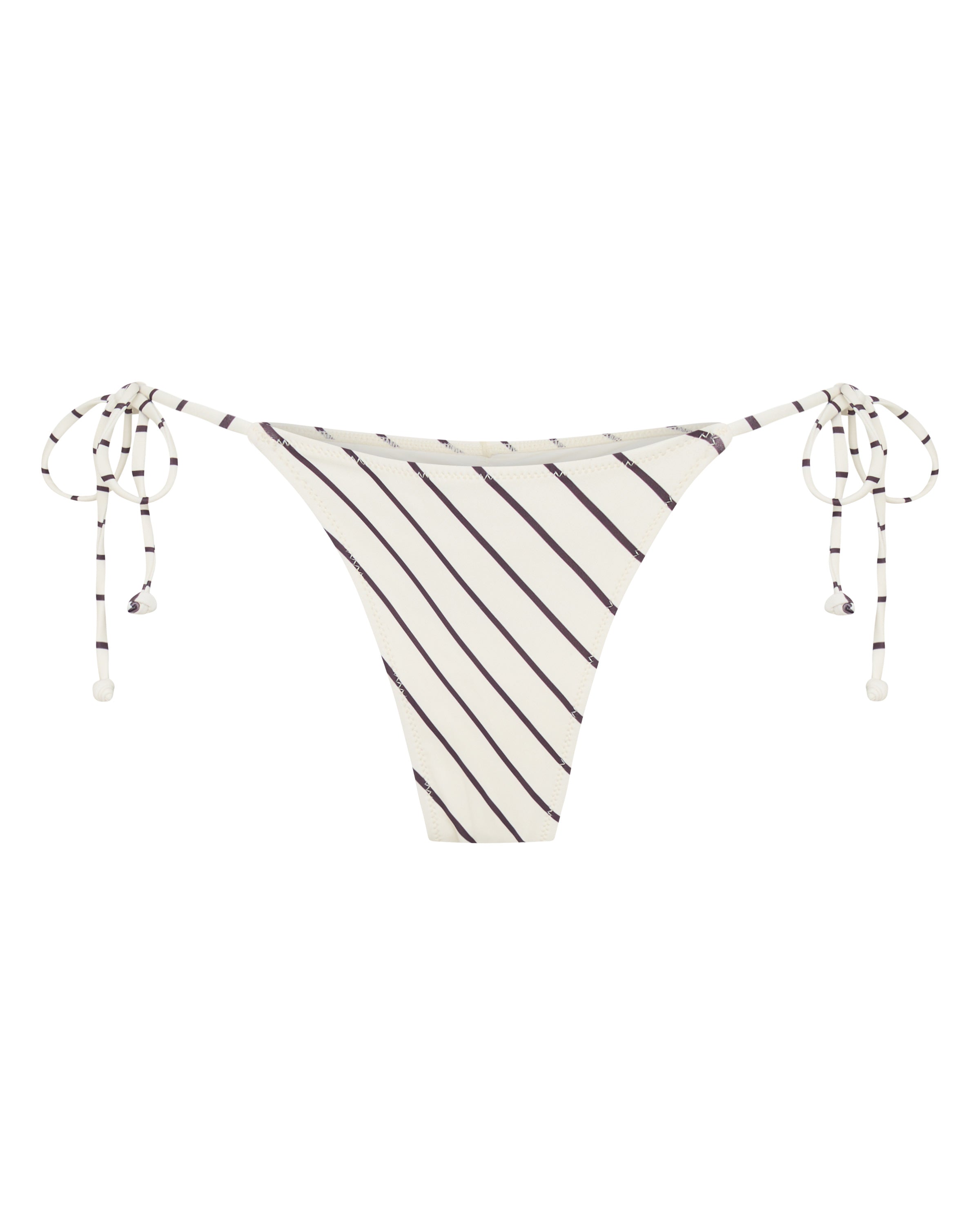 Cabo Bottoms Cream/Choc Stripe