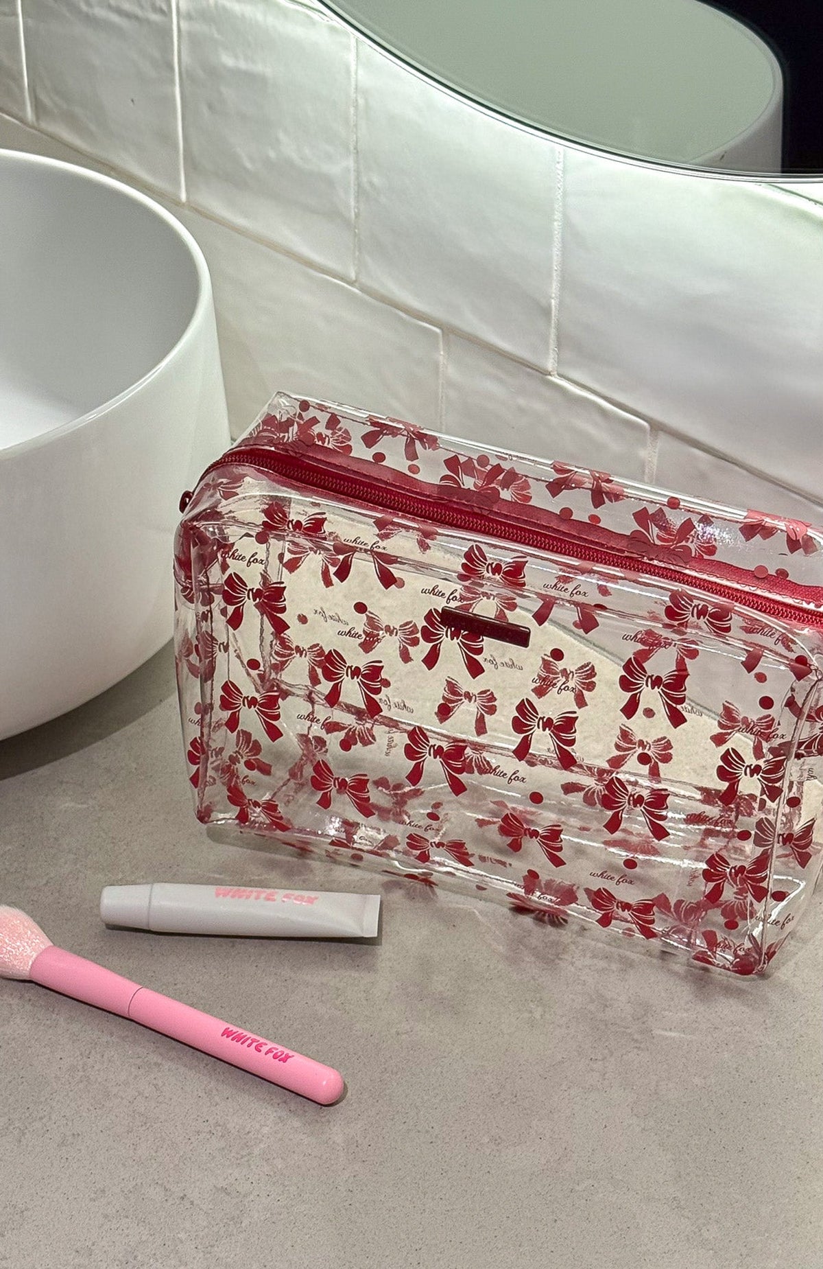 Clara Cosmetic Case Bow Bliss