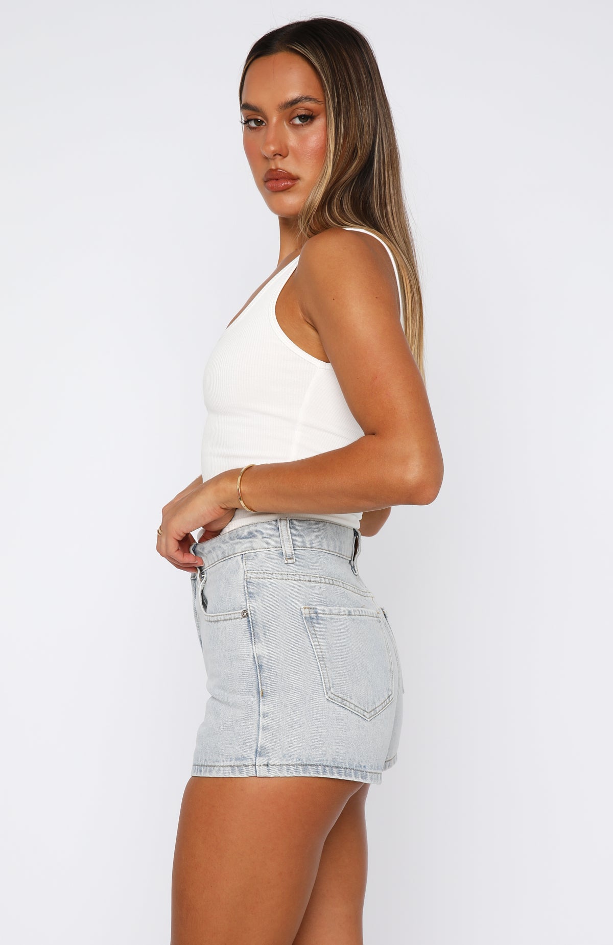 Emerson Denim Shorts Glacier Blue