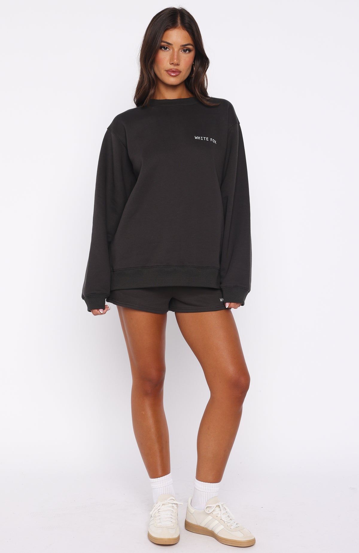 Forever Is Ours Oversized Sweater Charcoal