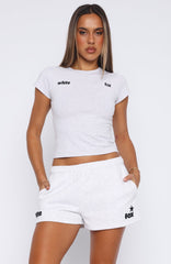 From The Archives Charli Lounge Shorts Grey Marle