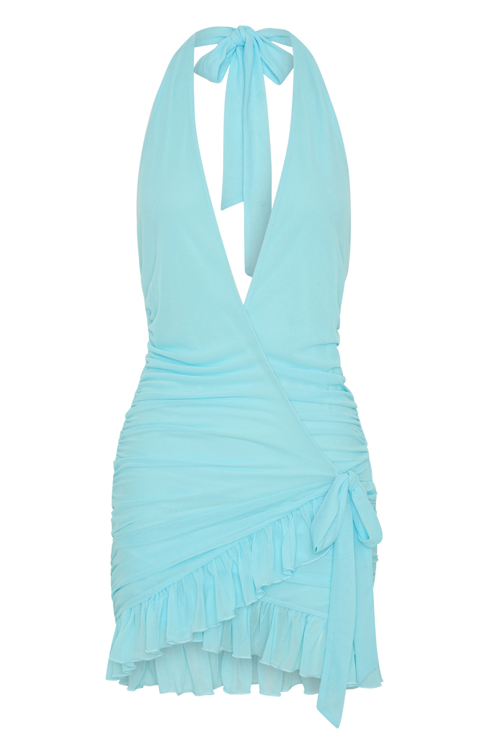 Gaia Mini Dress Baby Blue