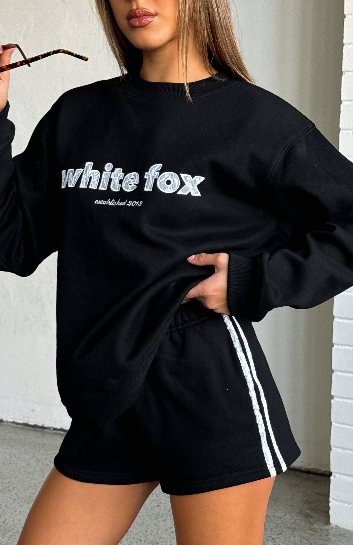 Gave You Everything Lounge Shorts Black