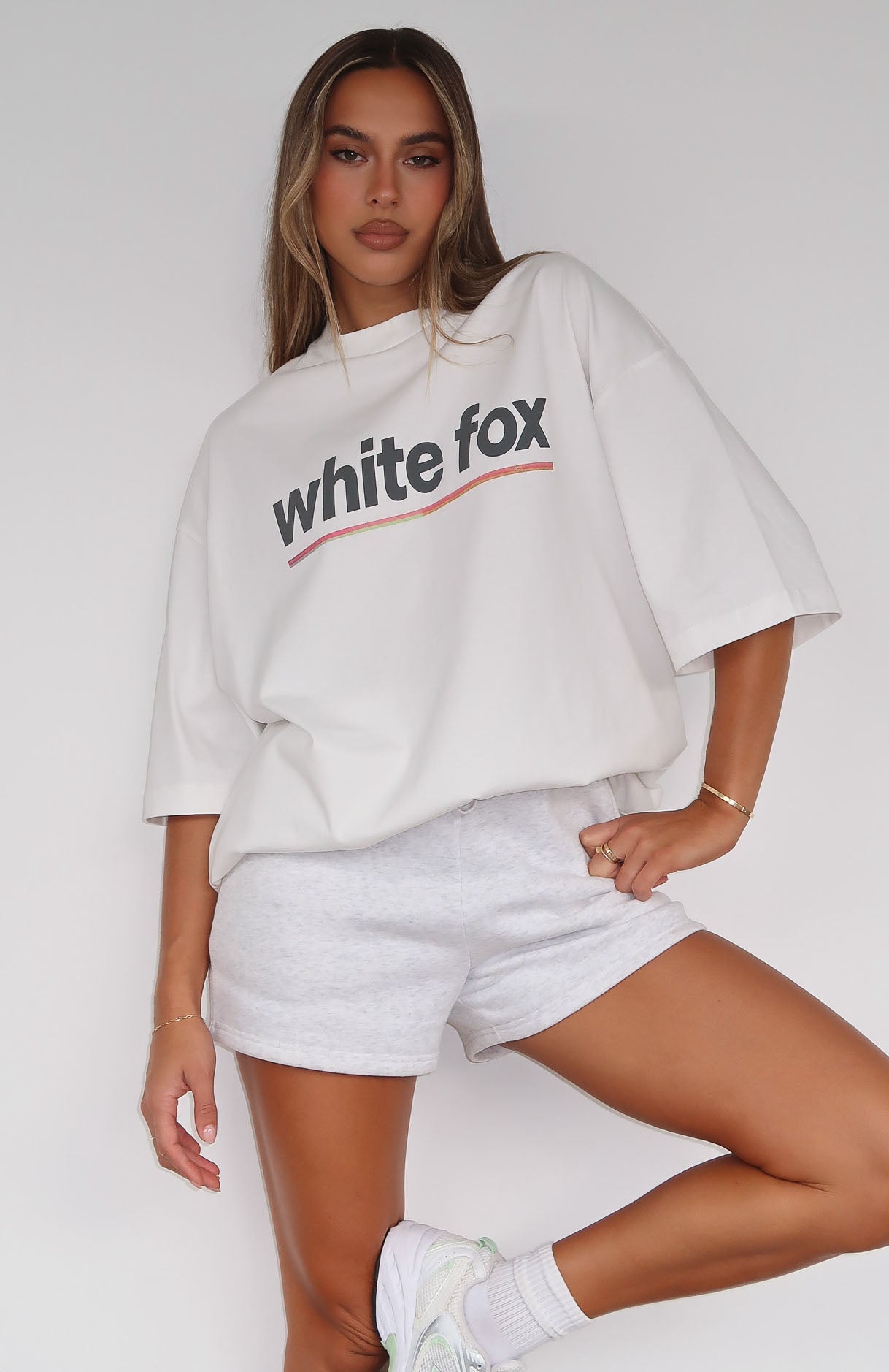 In The Moment Oversized Tee White